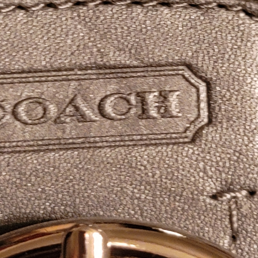 Gray Coach handbag - Picture 3 of 8